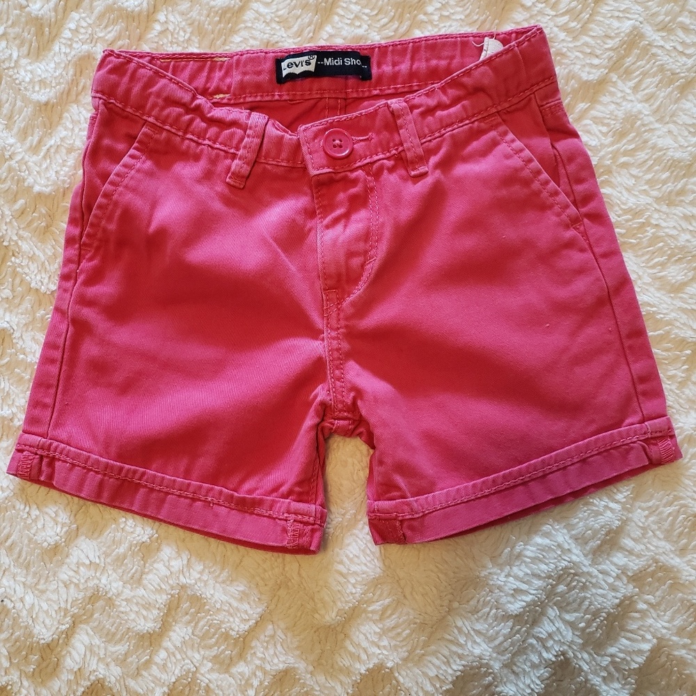 Girls Levi's Midi short pink